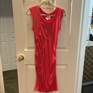 Artelier Nicole Miller Dark Pink/ Red Sleeveless Dress